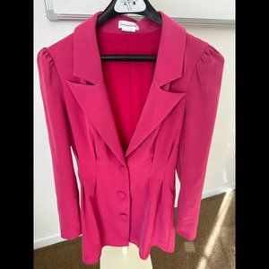 Lovers and Friends City Blazer Dress in Magenta Pink Size XS